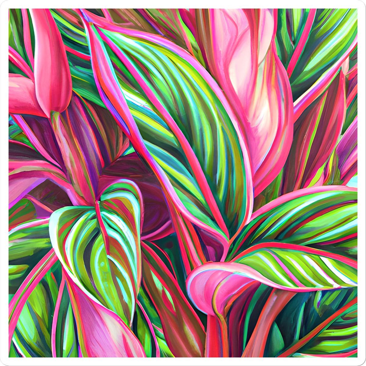 Tropical Leaves Sticker