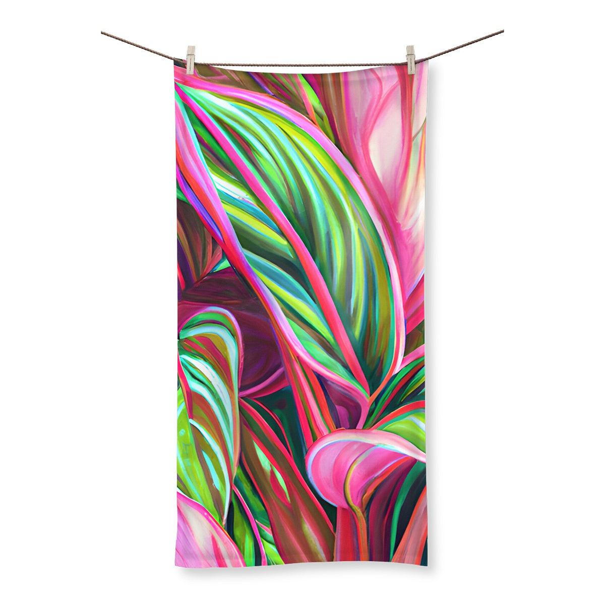 Tropical Leaves Towel