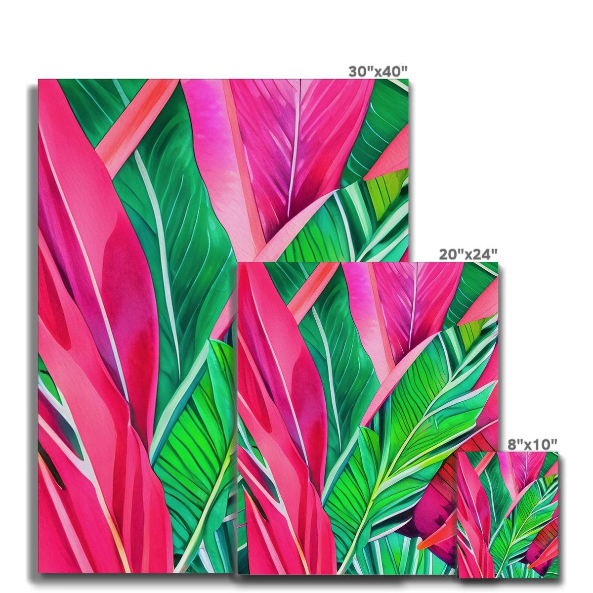 Tropical Pink Canvas