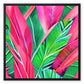 Tropical Pink Framed Canvas