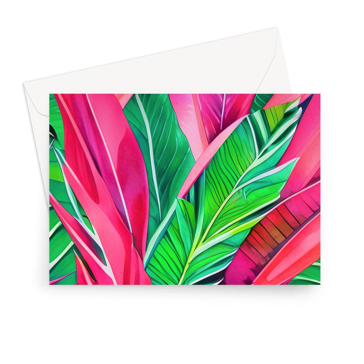 Tropical Pink Greeting Card