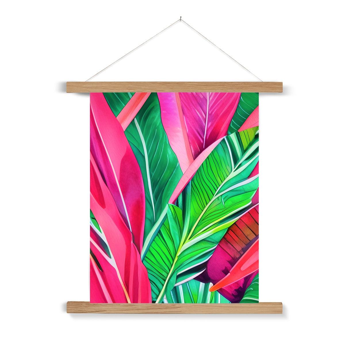 Tropical Pink Fine Art Print with Hanger