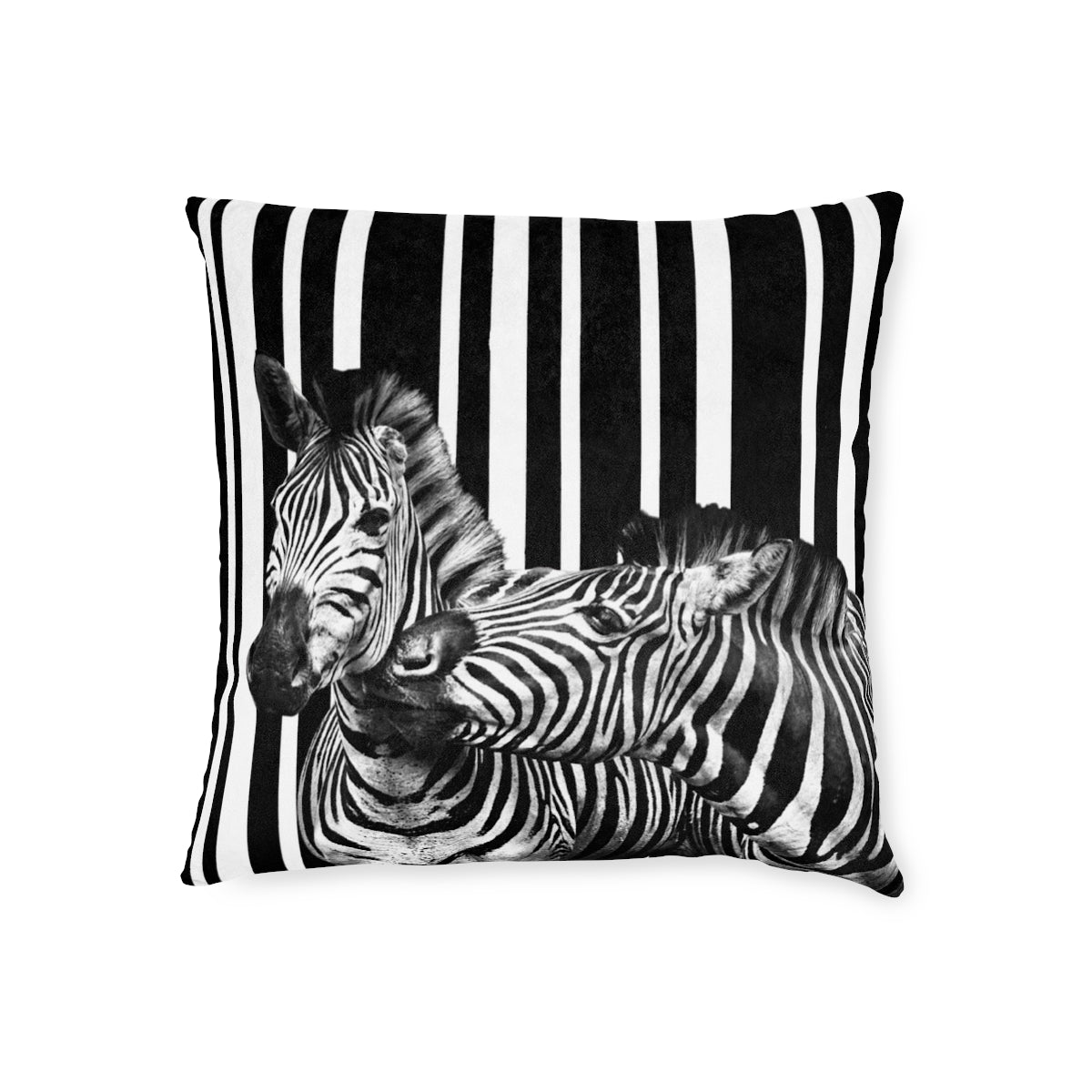 Two Zebra Cushion with Insert