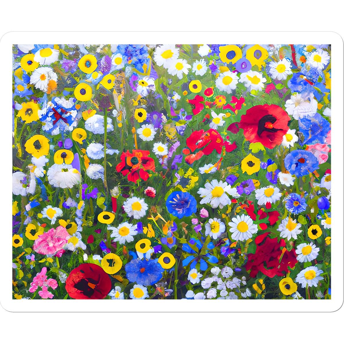 Digital Wildflowers Sticker