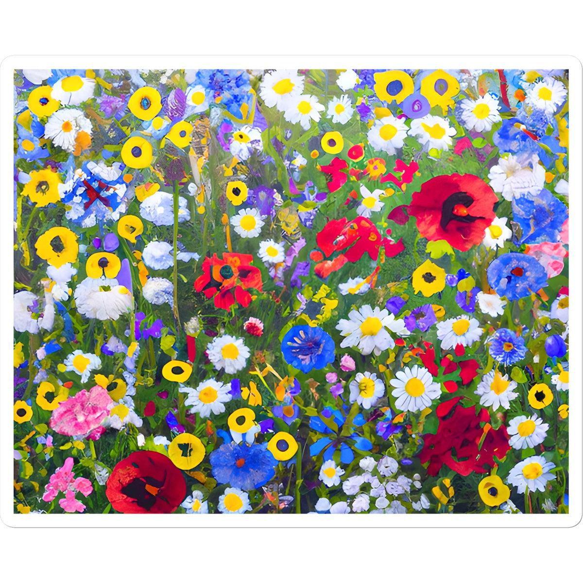 Digital Wildflowers Sticker