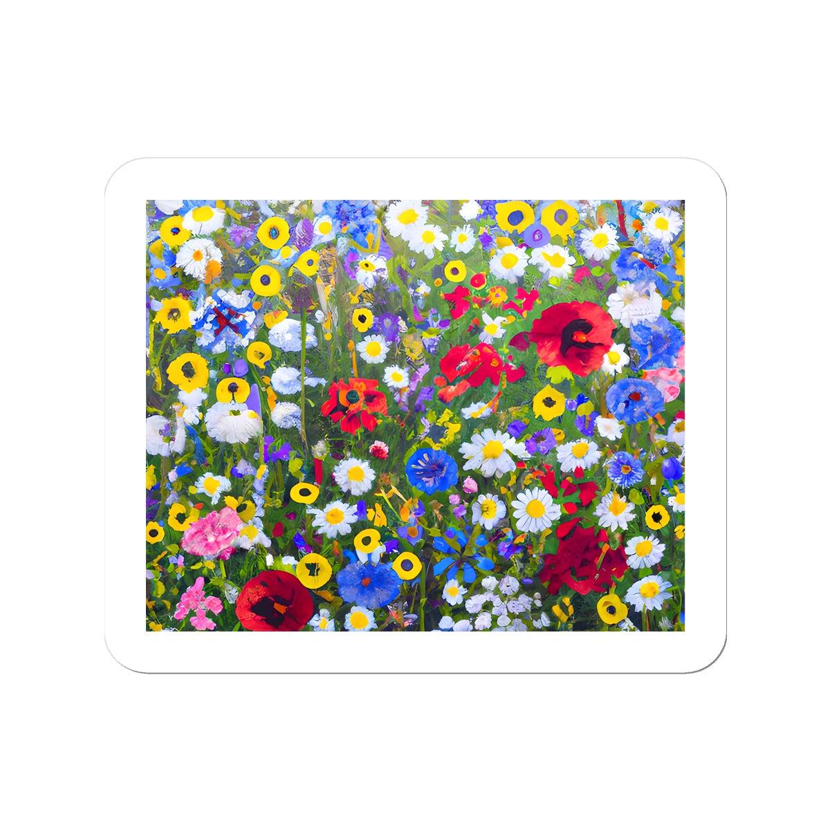 Digital Wildflowers Sticker