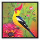 Yellow Bird Framed Canvas
