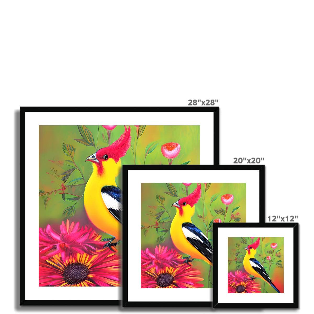 Yellow Bird Framed & Mounted Print