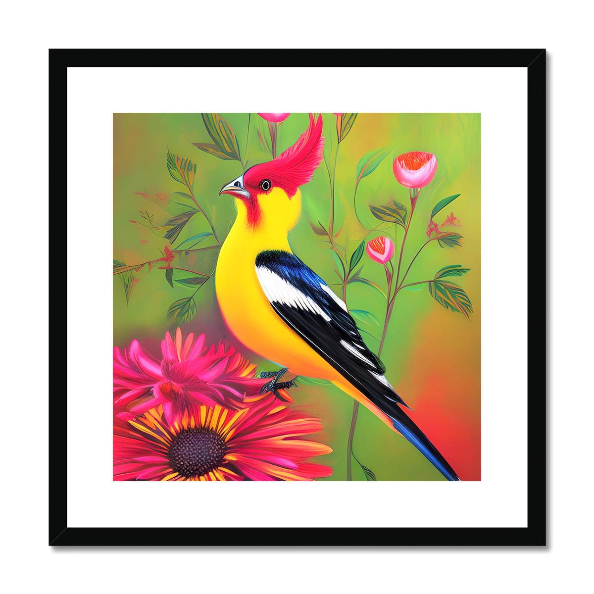 Yellow Bird Framed & Mounted Print