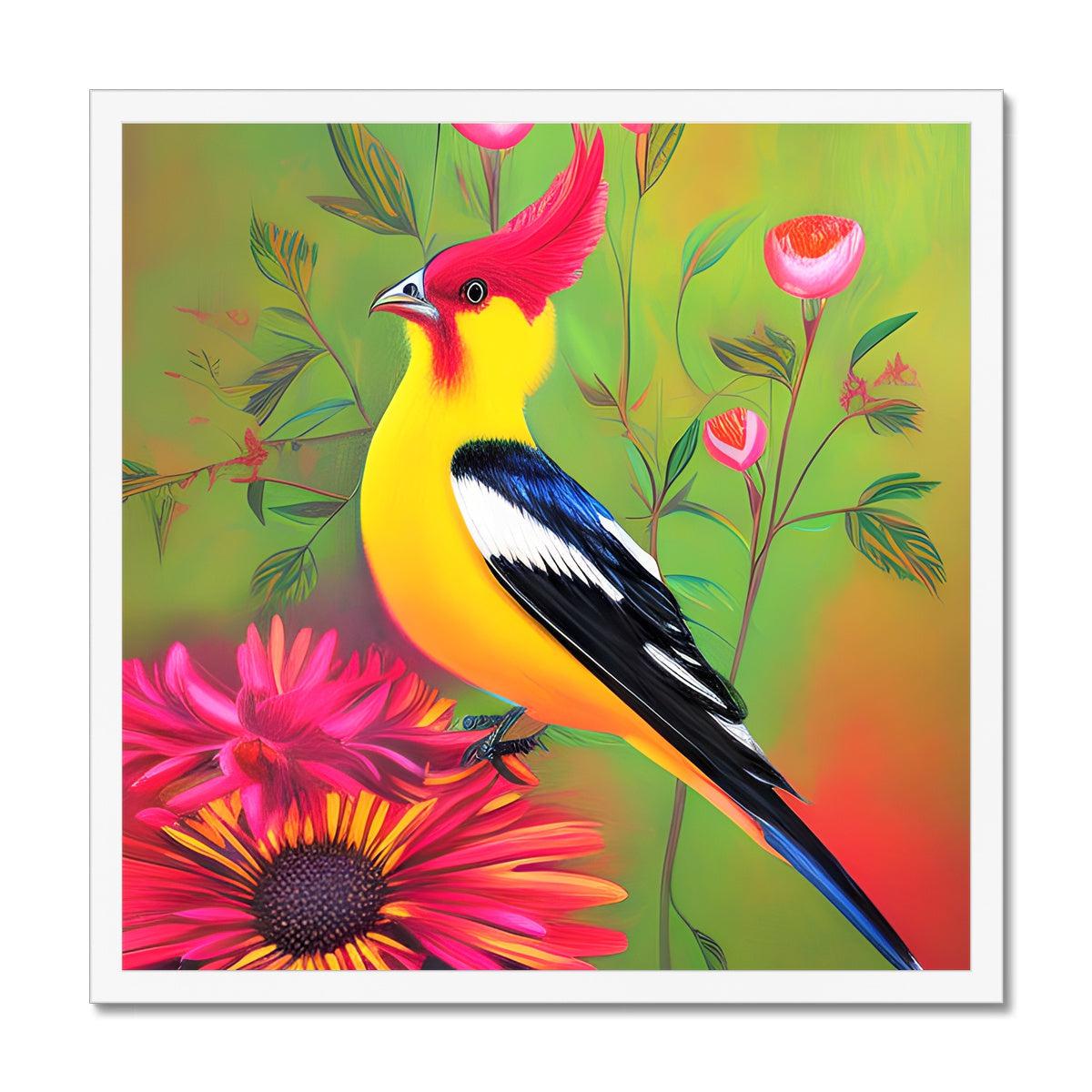 Yellow Bird Framed Print