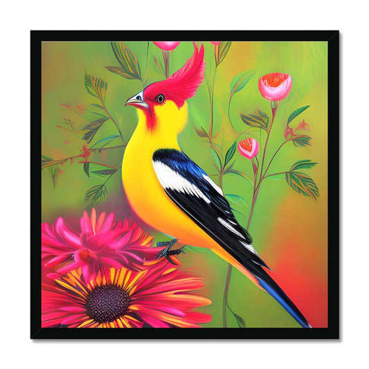 Yellow Bird Framed Print