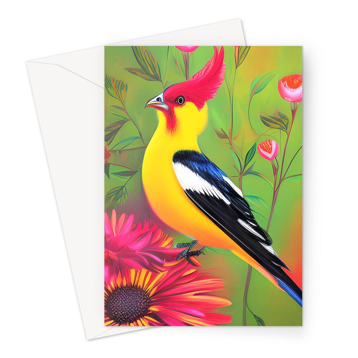 Yellow Bird Greeting Card