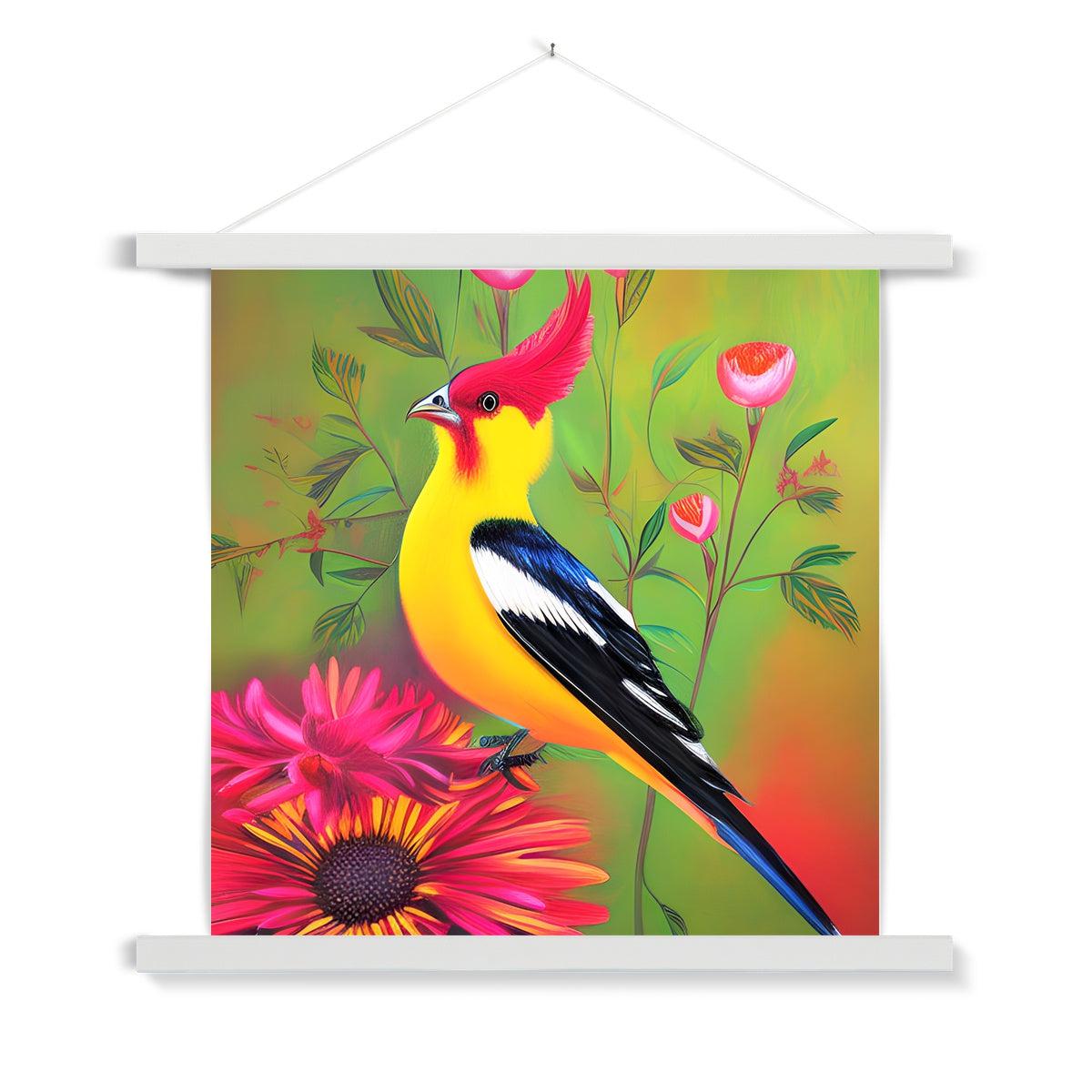 Yellow Bird Fine Art Print with Hanger