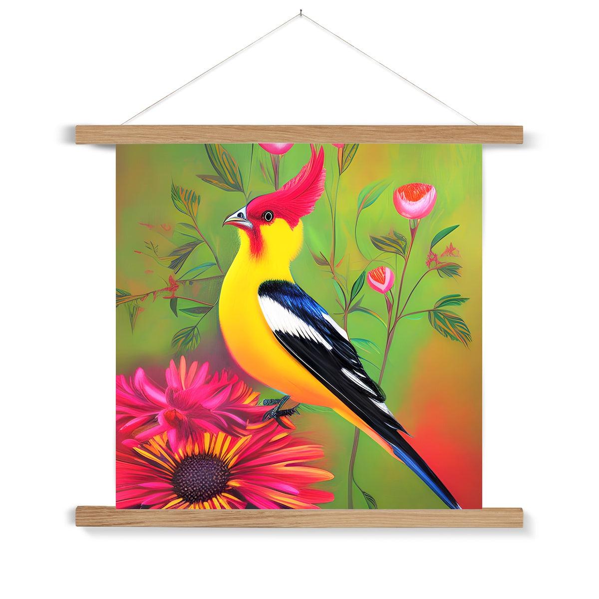 Yellow Bird Fine Art Print with Hanger