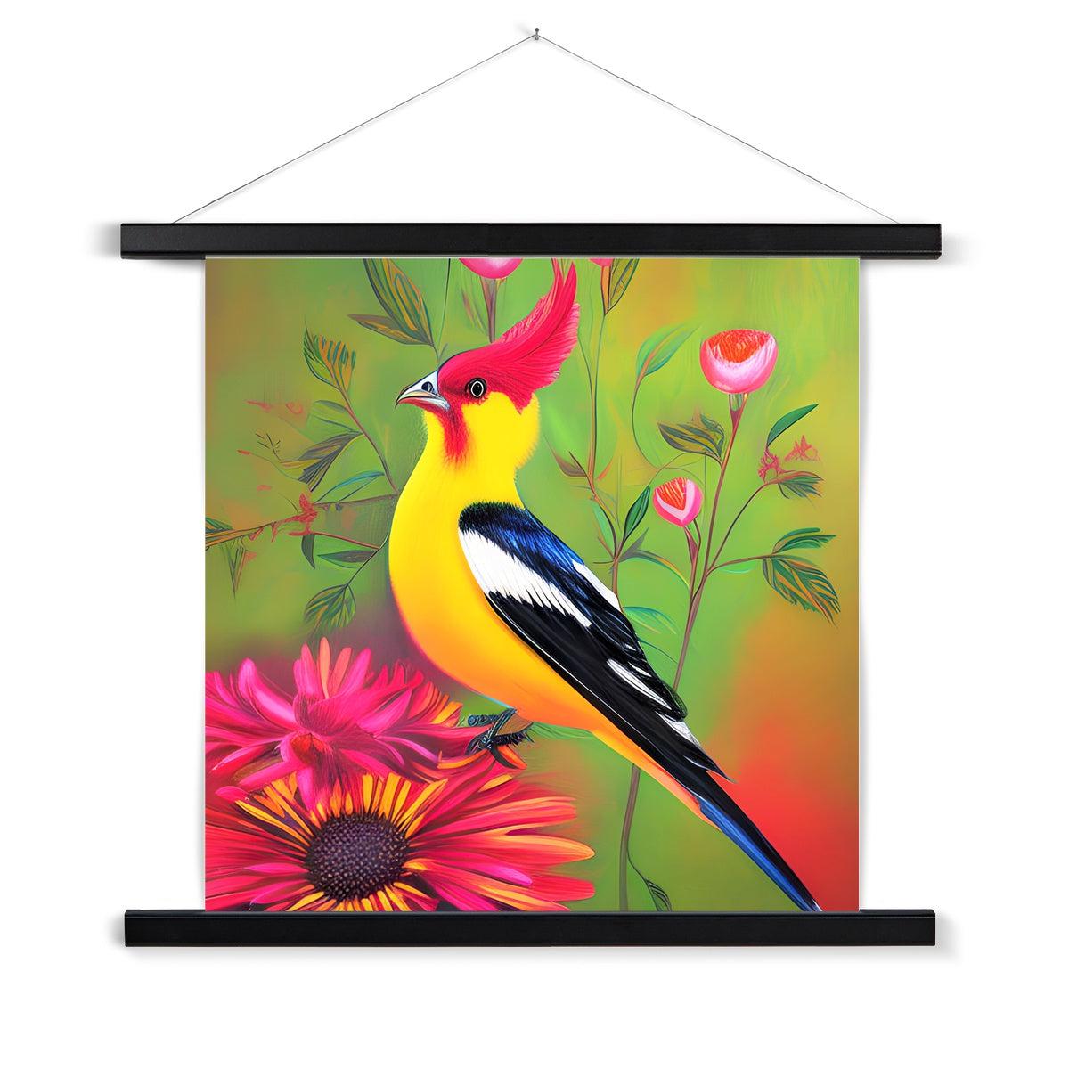 Yellow Bird Fine Art Print with Hanger