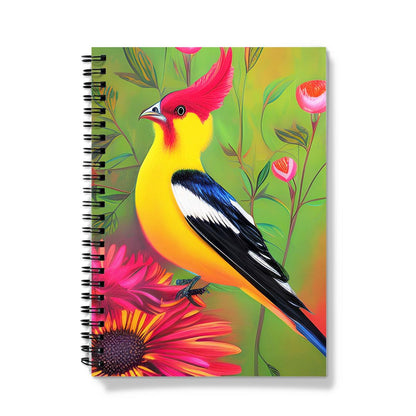 Yellow Bird Spiral Notebook