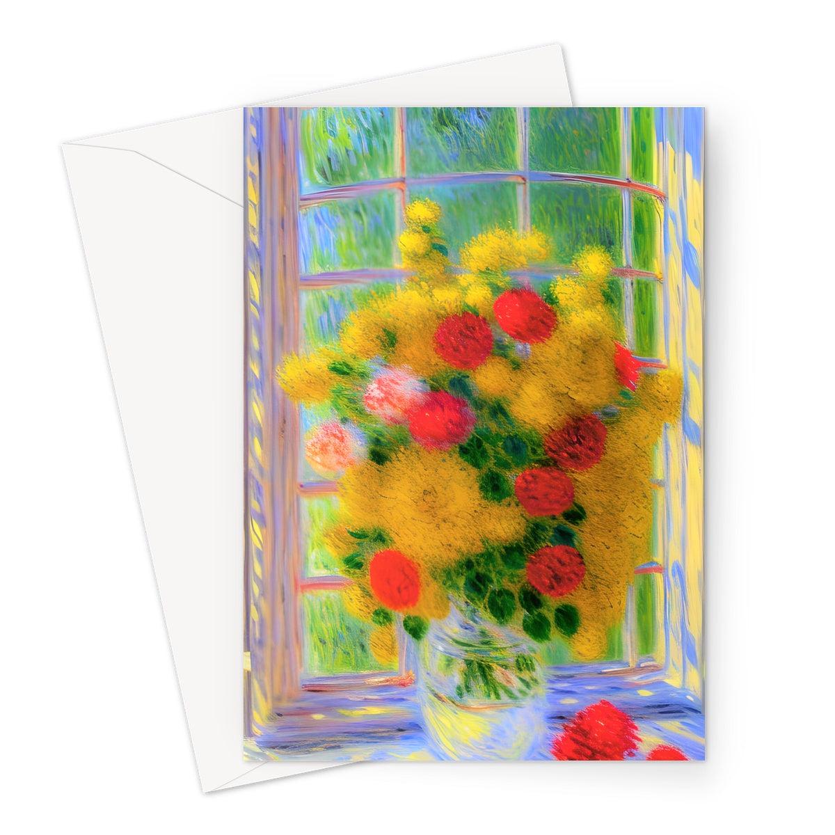 Yellow Bouquet Greeting Card