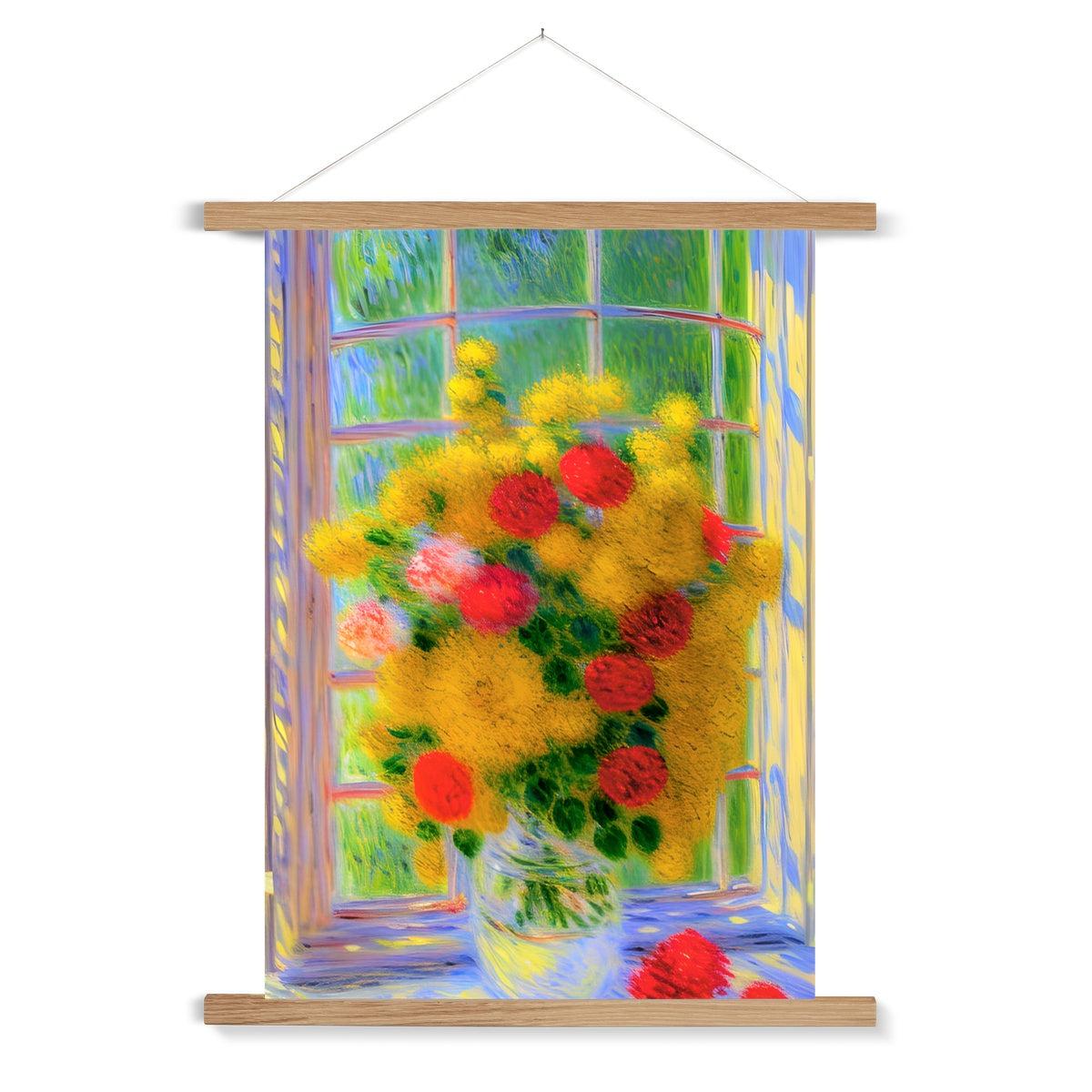 Yellow Bouquet Fine Art Print with Hanger