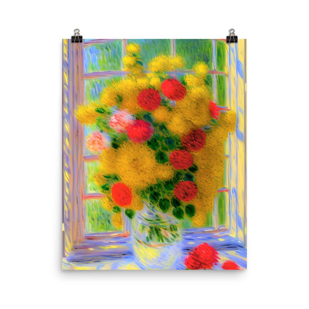 Yellow Bouquet Unframed Matte Print
